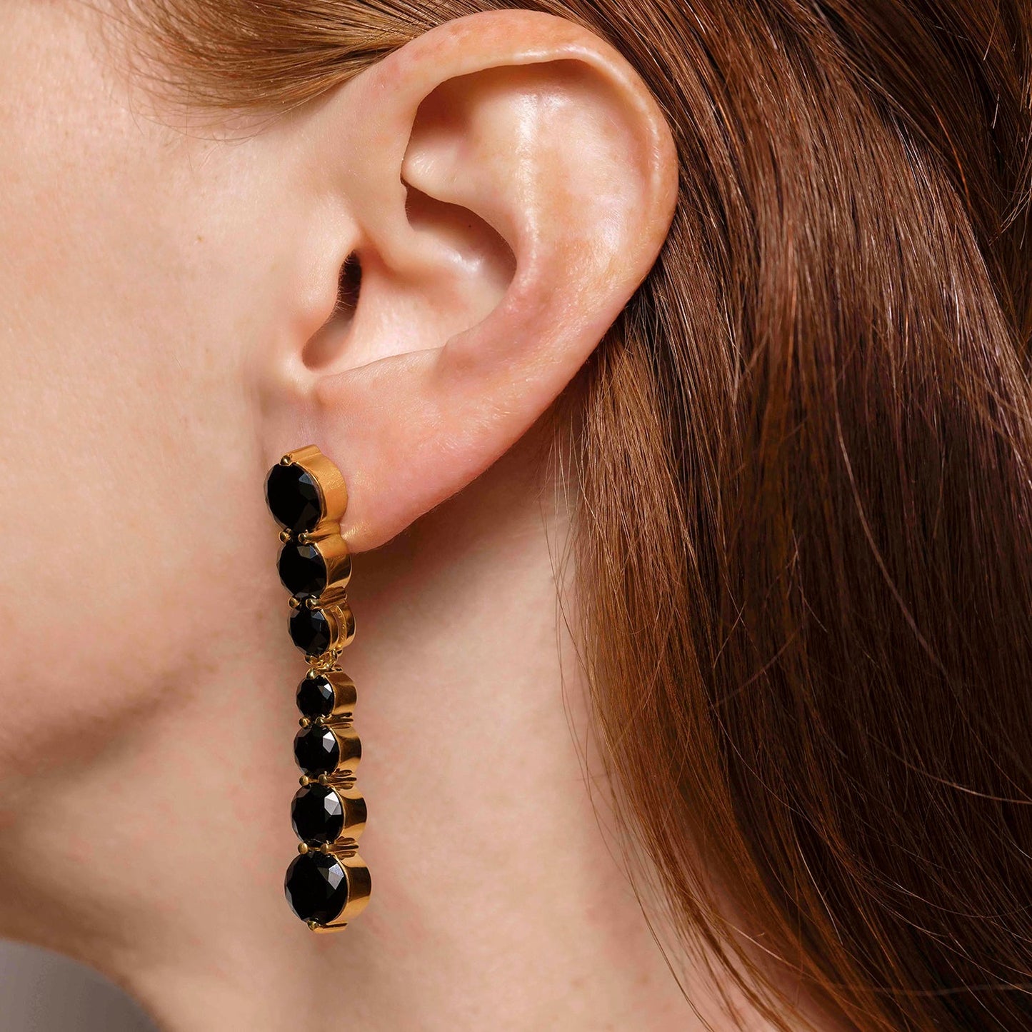 The Kittichai Earrings in Black