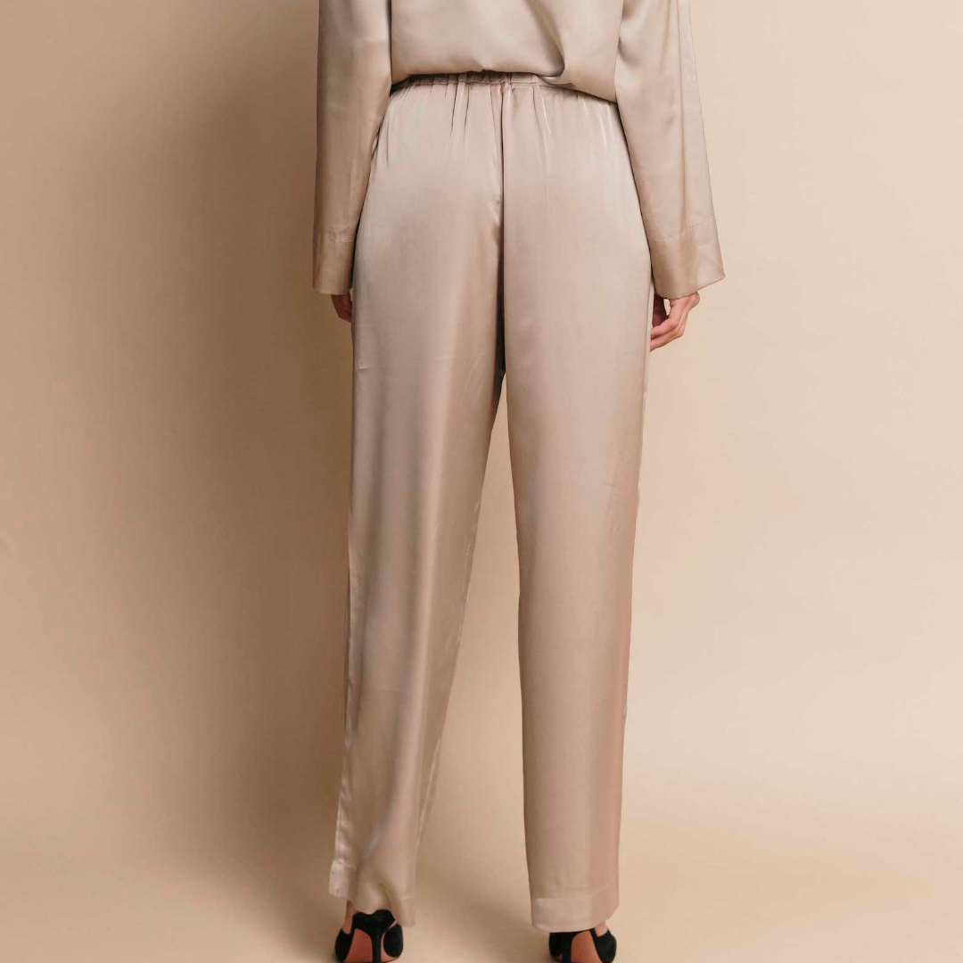 The Jet Set Pant in Champagne